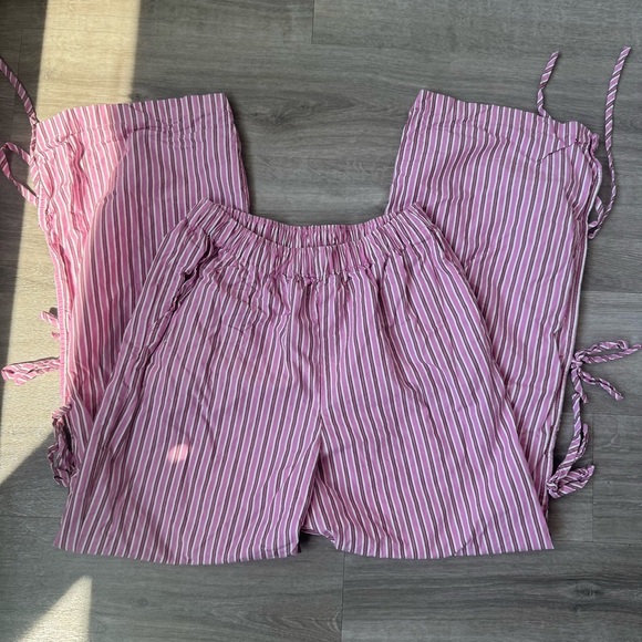 wild fable Pants - Wild Fable Pink and White Striped Pants